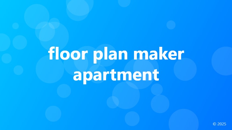 floor plan maker apartment