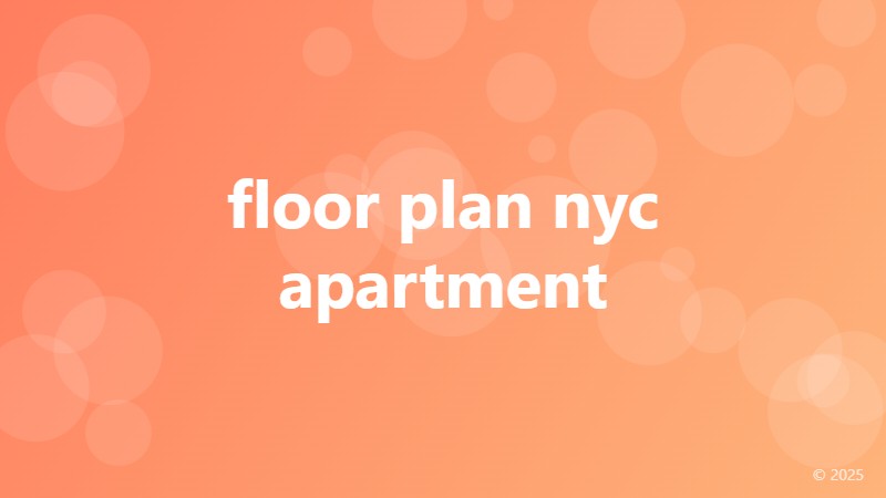 floor plan nyc apartment