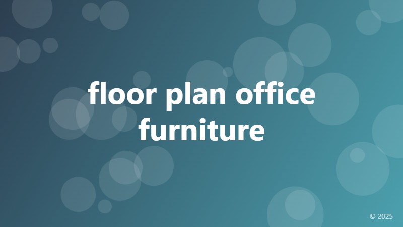 floor plan office furniture