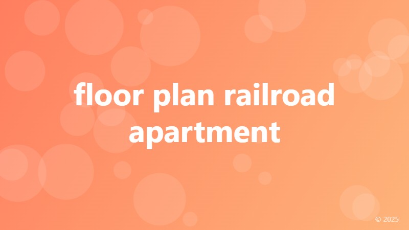 floor plan railroad apartment