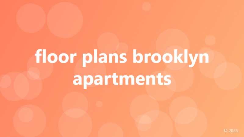 floor plans brooklyn apartments