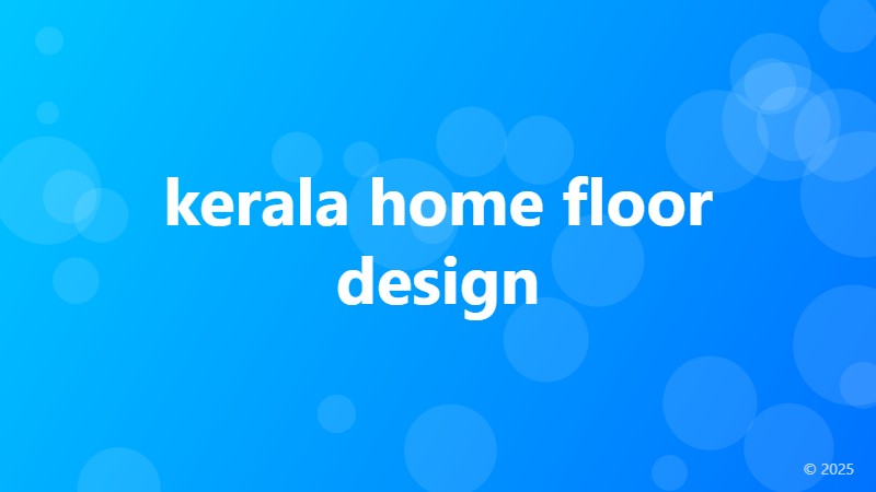 kerala home floor design