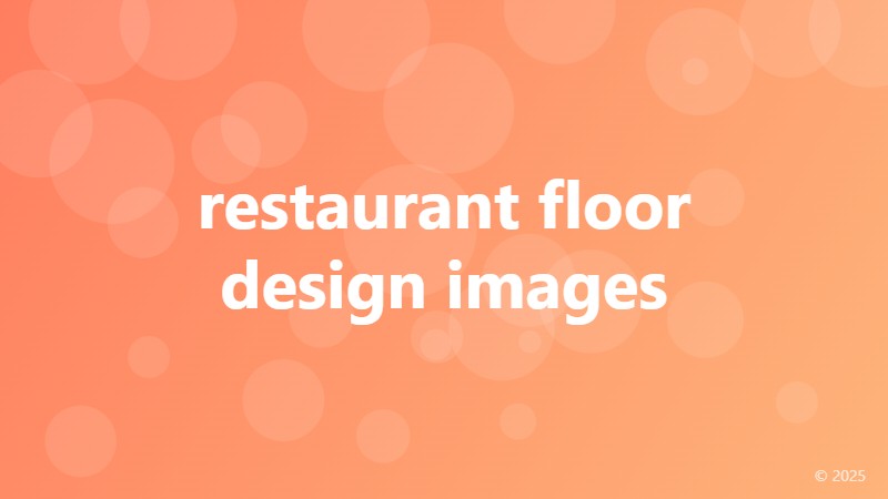 restaurant floor design images