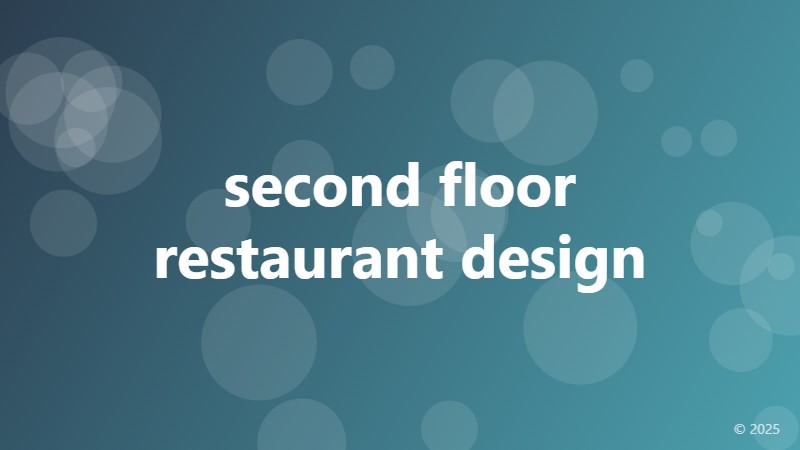 second floor restaurant design